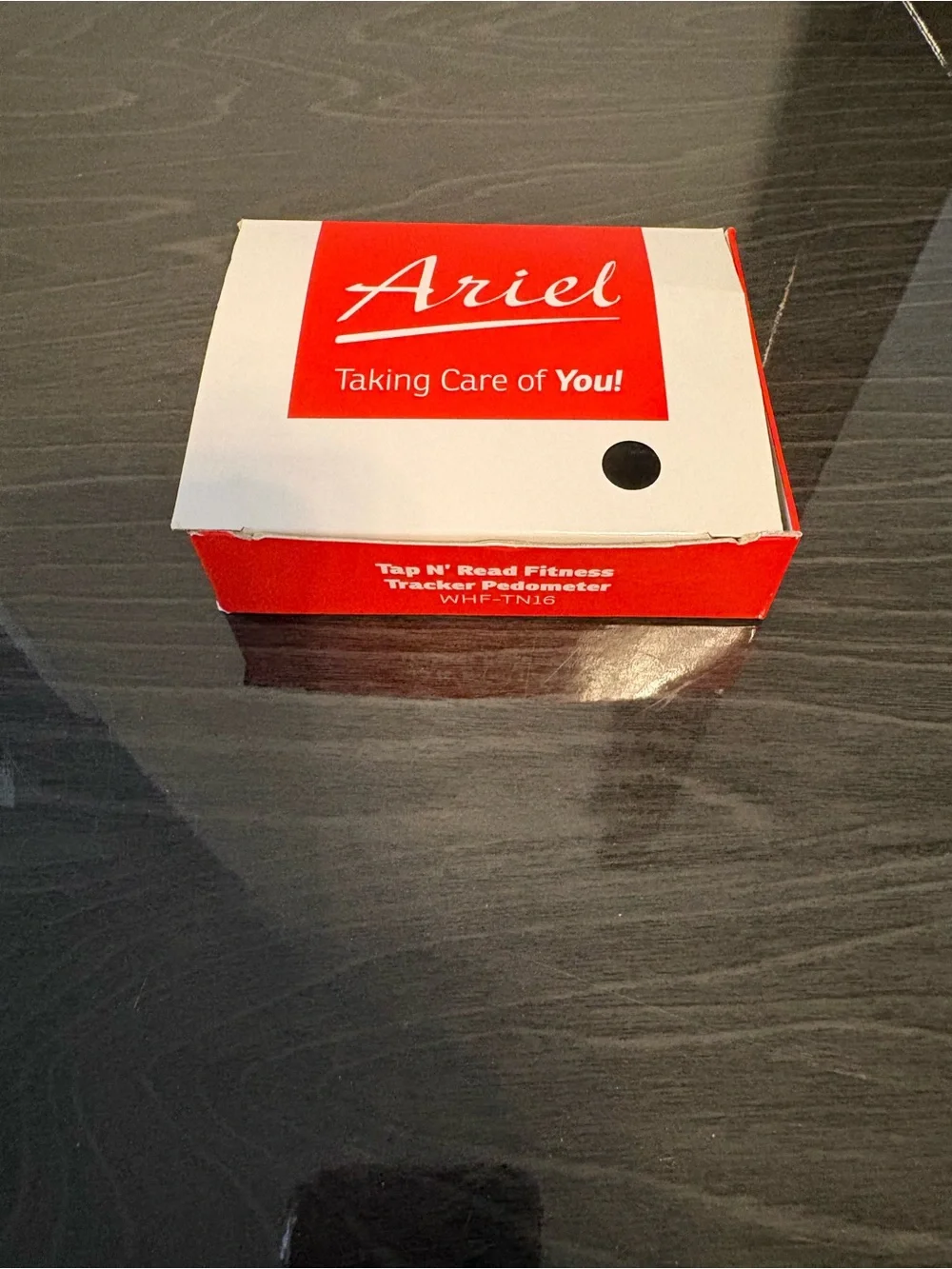 Ariel step Tracker Tajing Care of you Pedometer Black Wristband